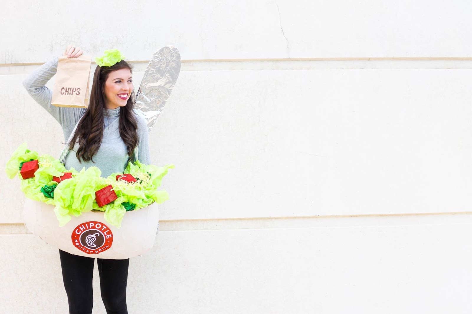 Halloween Chipotle Costume DIY Pretty in the Pines, New York City