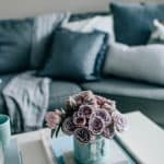 Blue Grey Living Room Decor, Pretty in the Pines Lifestyle Blog, Gallery Wall