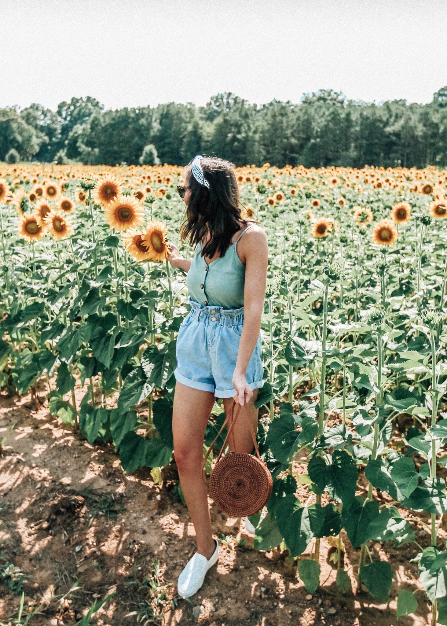 Sunflower Woven Bag for Life