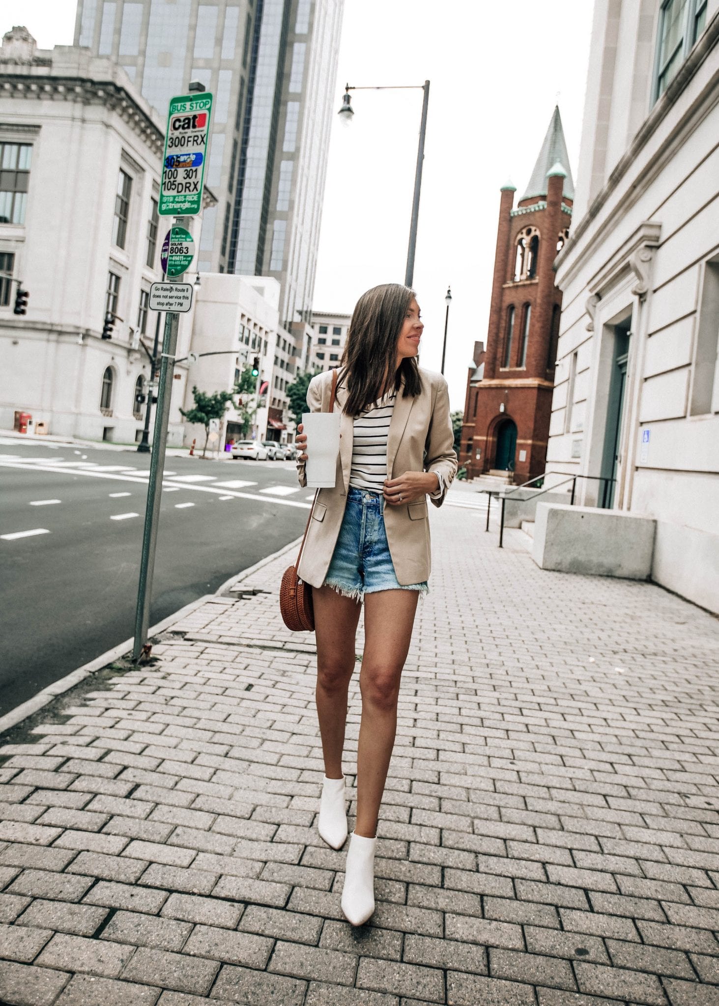 Plus Size Blazer and Shorts - Alexa Webb