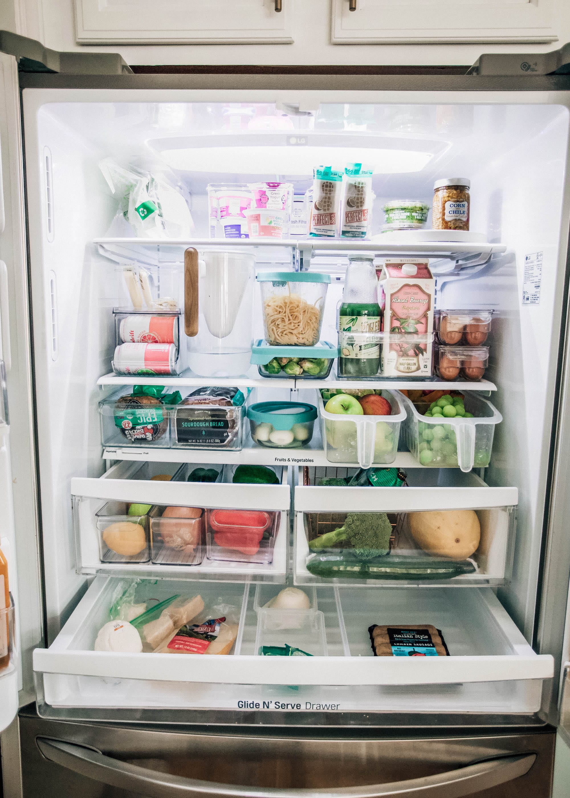 Easy-to-use Fridge Organizer With Fruit And Food Storage Box