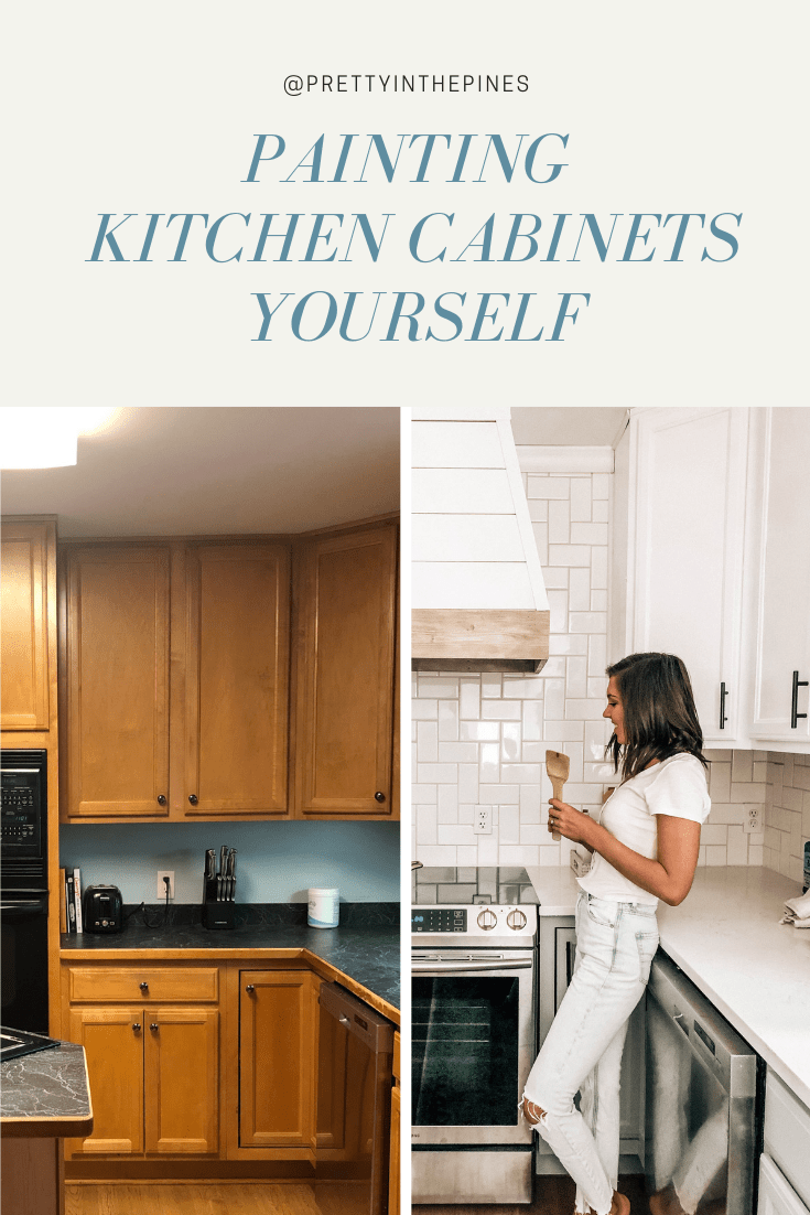 Painting Kitchen Cabinets Yourself Pretty In The Pines North