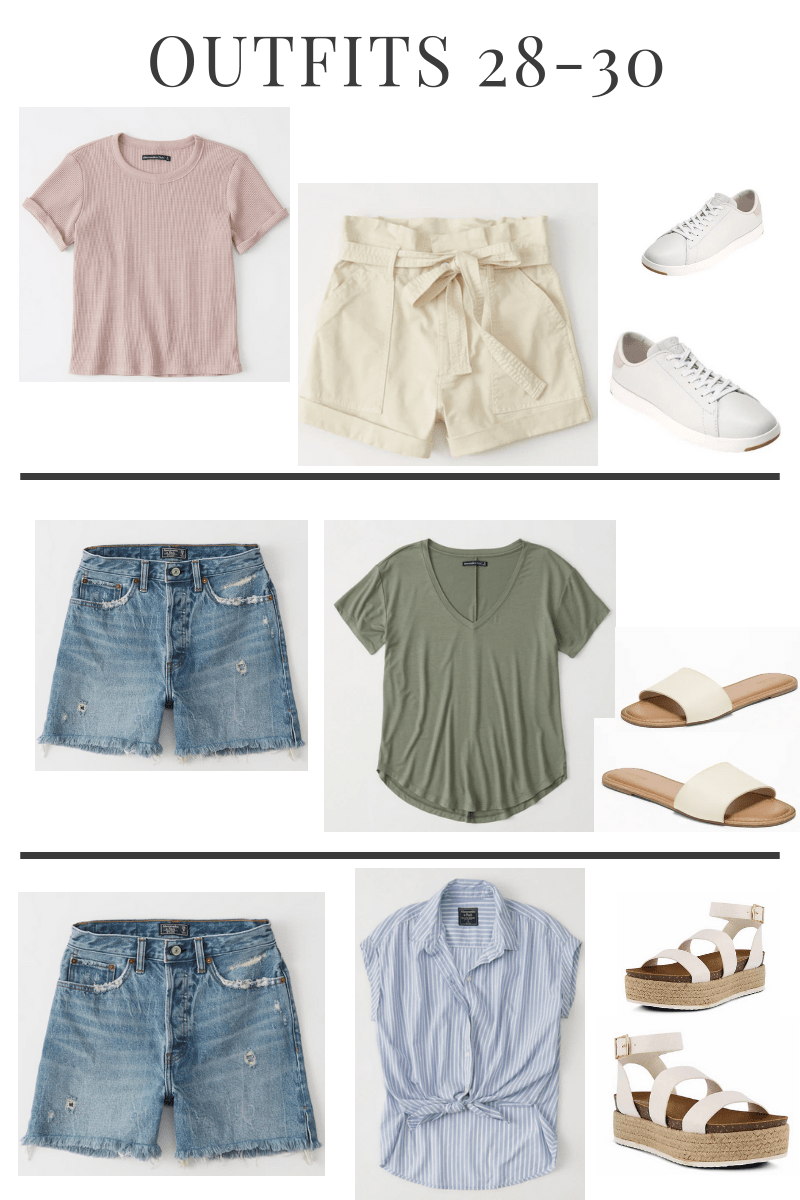 Minimalist Summer Capsule Wardrobe