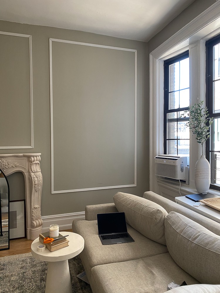 The Best Way to Do Renter Friendly Wall Molding • The Page Edit