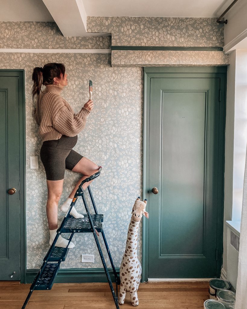 Beige wallpaper • rustic structure design • plaster optics